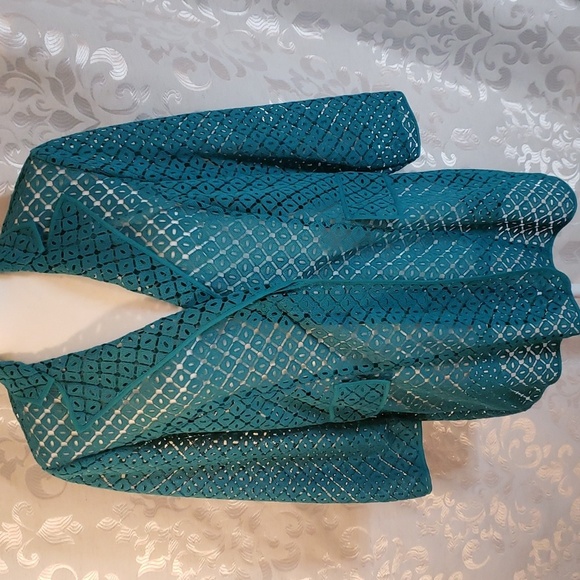 Carlisle Collection | Jackets & Coats | Carlisle Collection Teal Open ...
